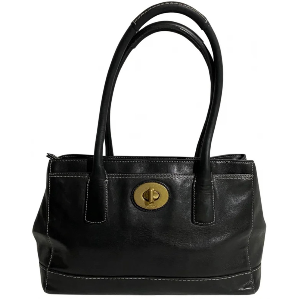Vintage Coach Madeline Black Leather Purse